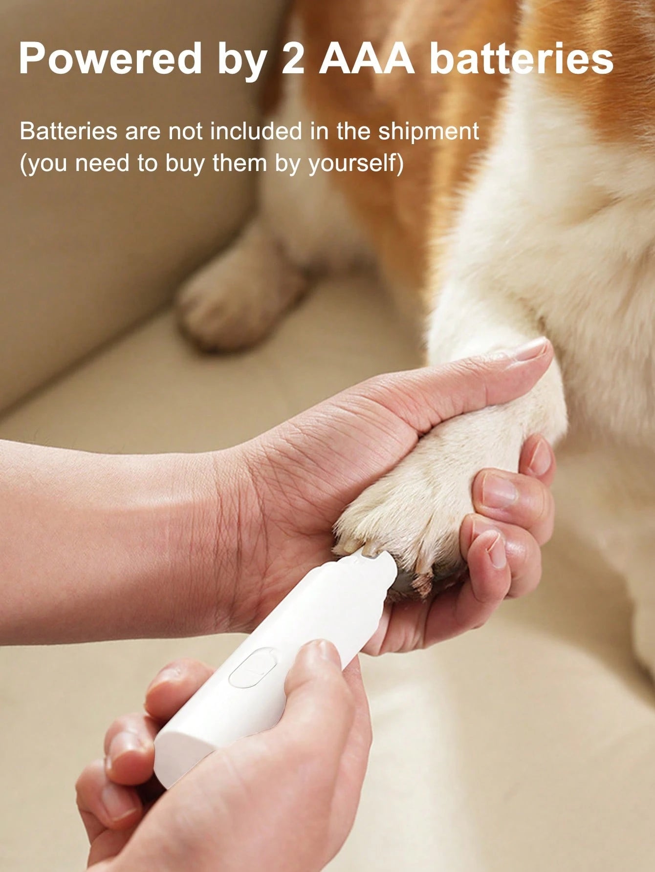 Automatic Pet Nail Grinder for Dogs & Cats | Low Noise Trimmer