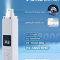 Electric Pet Nail Grinder with LED Light – 4-Speed Rechargeable Nail Trimmer for Dogs & Cats