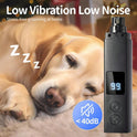 Electric Pet Nail Grinder with LED Light – 4-Speed Rechargeable Nail Trimmer for Dogs & Cats