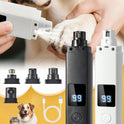 Electric Pet Nail Grinder with LED Light – 4-Speed Rechargeable Nail Trimmer for Dogs & Cats