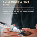 PETSIN Pet Nail Grinder – USB Rechargeable Dog & Cat Nail Trimmer