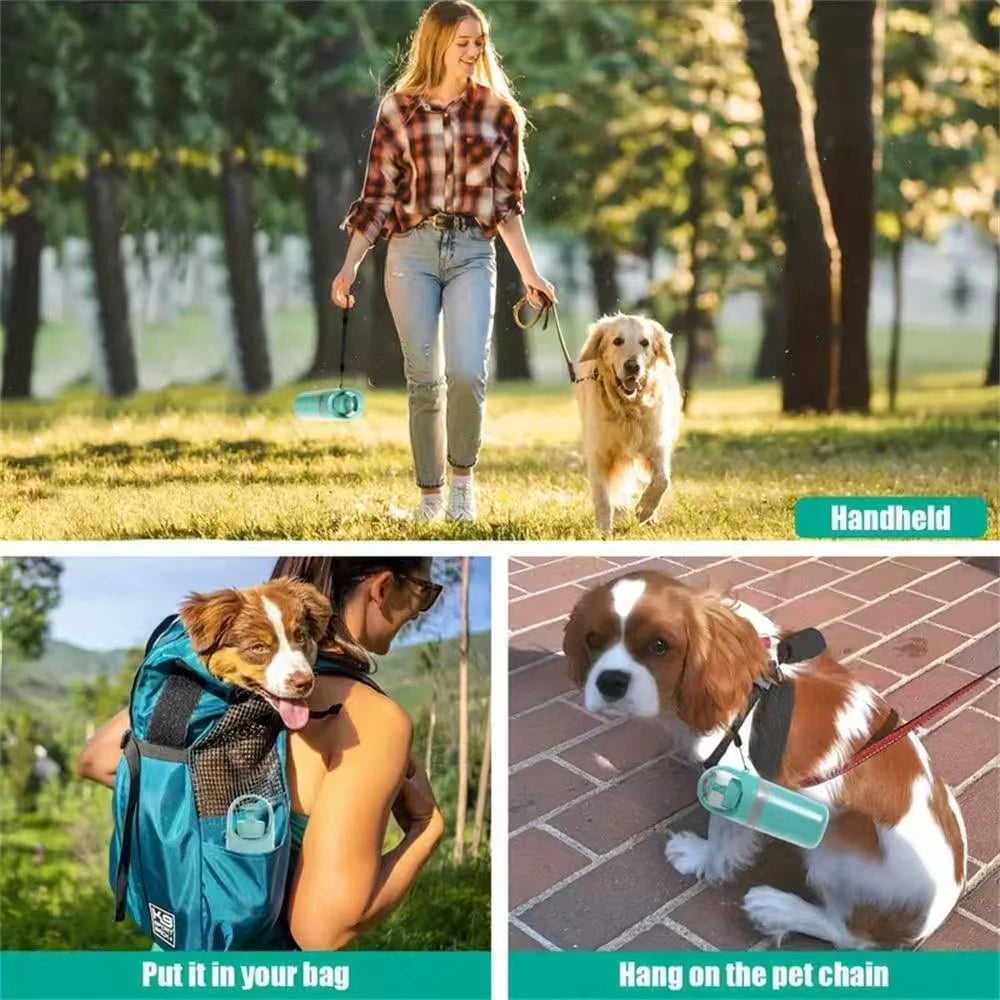Portable Dog Poop Scooper with Bag Dispenser | Teal