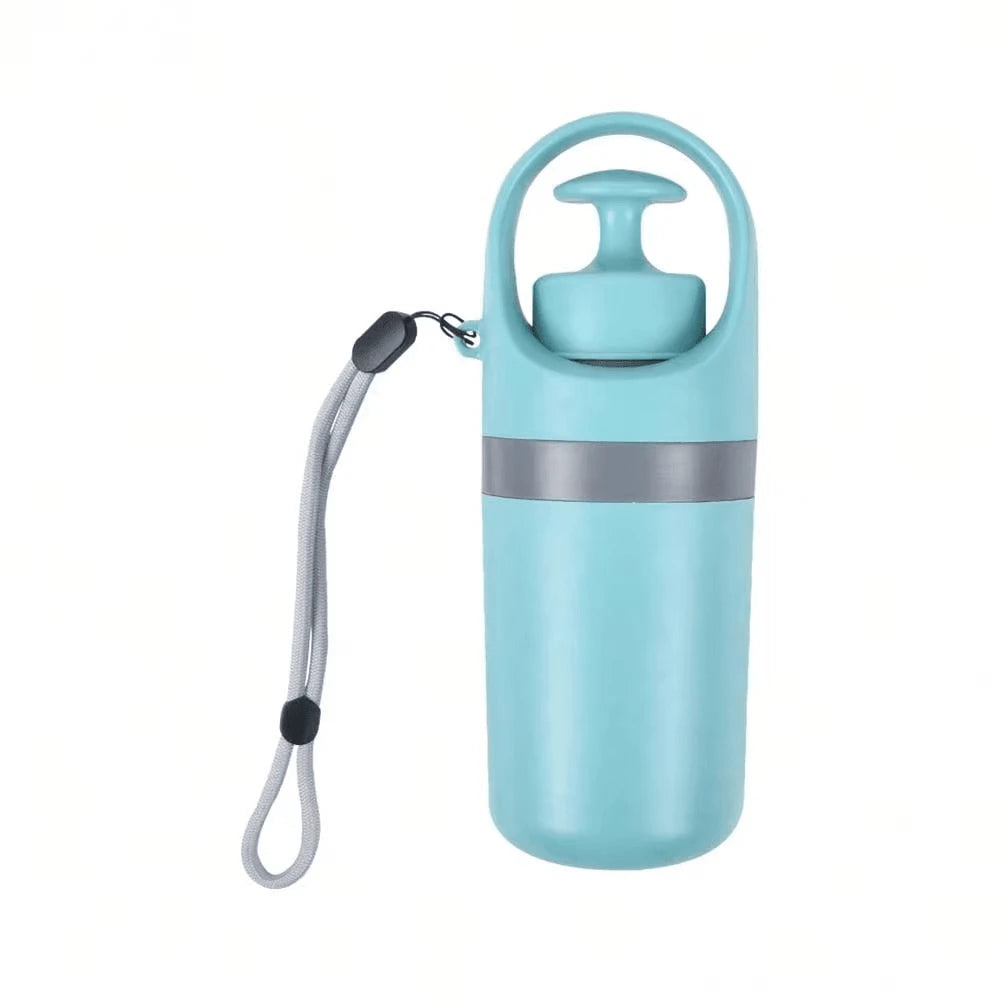 Portable Dog Poop Scooper with Bag Dispenser | Teal