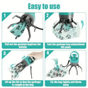 Portable Dog Poop Scooper with Bag Dispenser | Teal
