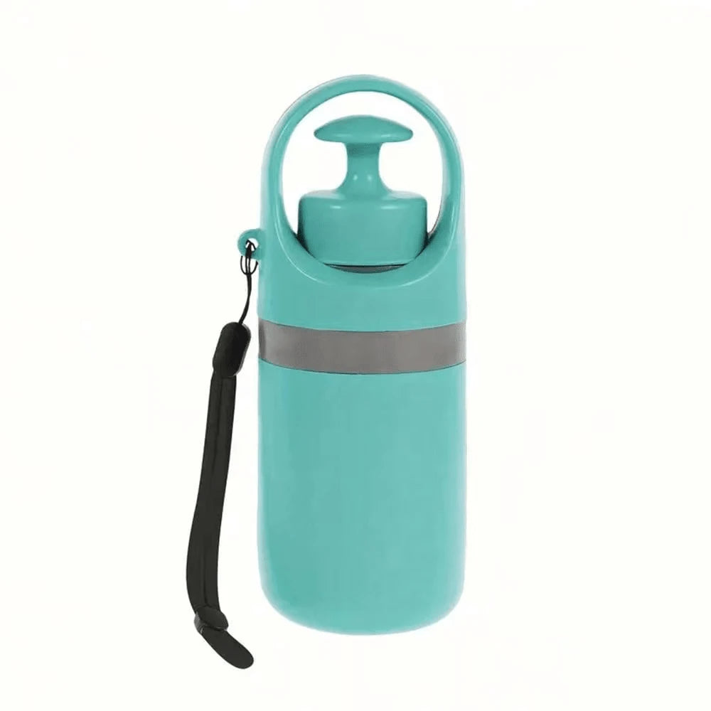 Portable Dog Poop Scooper with Bag Dispenser | Teal