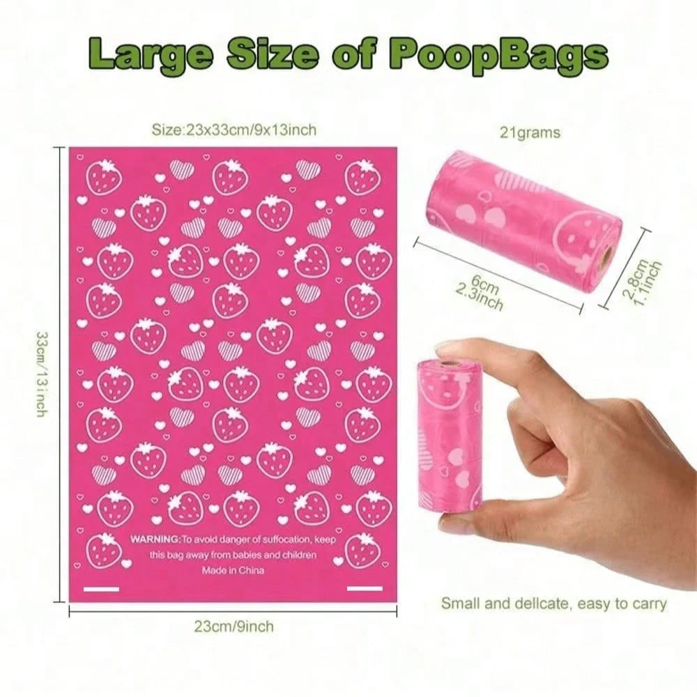 Portable Dog Poop Scooper with Bag Dispenser | Teal