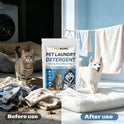 Pet Laundry Detergent Powder 100g – Dog & Cat Stain & Odor Remover