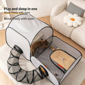 Portable Cat Playpen with Tunnel – Indoor & Outdoor Cat Playground
