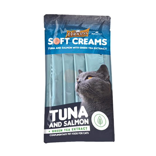 PRINCESS Soft Creams Tuna and Salmon with Green Tea