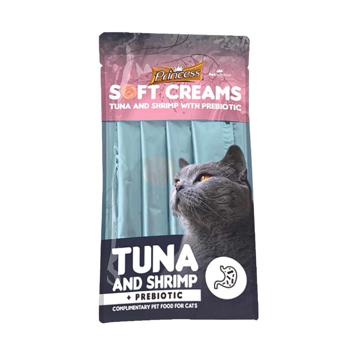 PRINCESS Soft Creams Tuna and Shrimps with Prebiotic