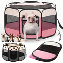 Octagon Pet Fence – Portable Pet Tent & Cage for Cats & Dogs