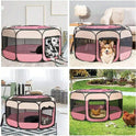 Octagon Pet Fence – Portable Pet Tent & Cage for Cats & Dogs