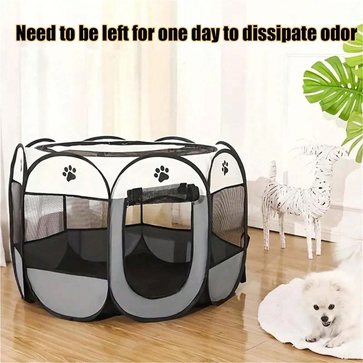 Octagon Pet Fence – Portable Pet Tent & Cage for Cats & Dogs