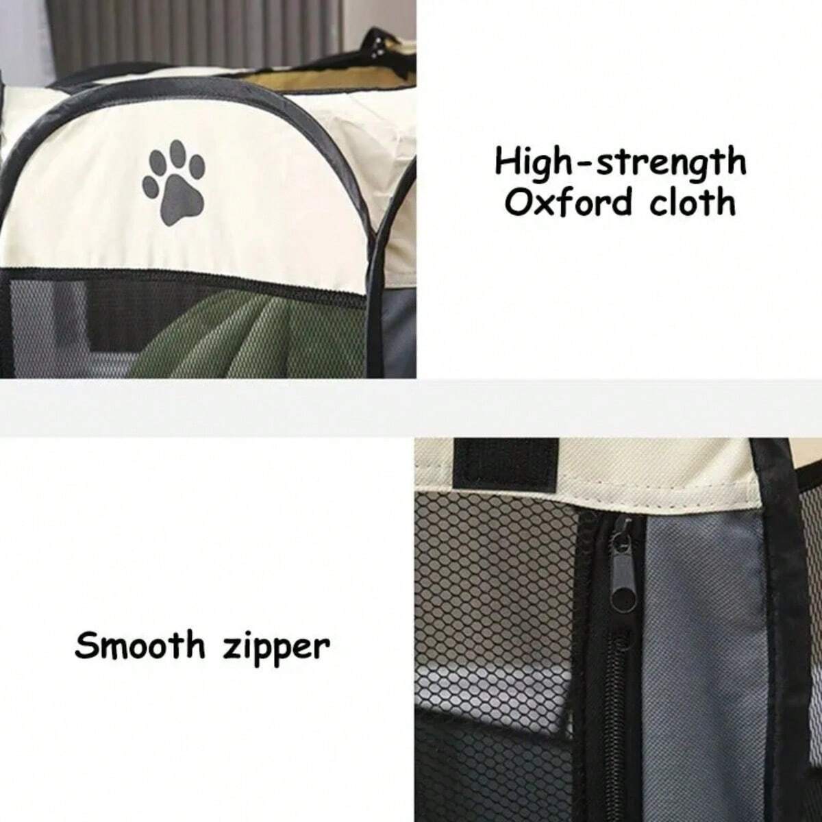 Octagon Pet Fence – Portable Pet Tent & Cage for Cats & Dogs