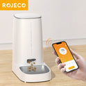 ROJECO 4L WiFi Automatic Pet Feeder | Smart Pet Food Dispenser