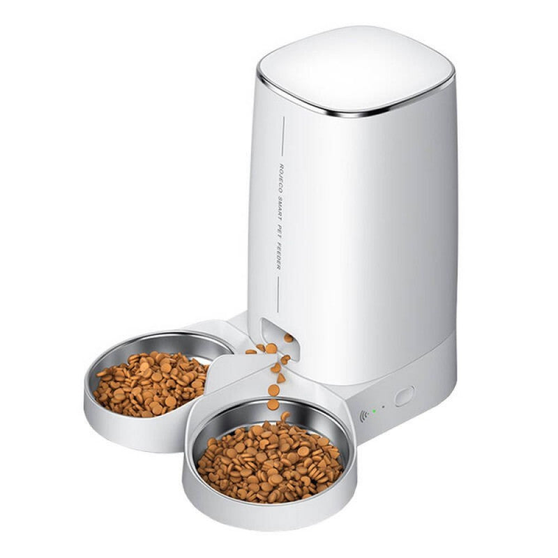 ROJECO 4L WiFi Automatic Pet Feeder | Smart Pet Food Dispenser