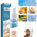 Waterless Pet Dry Shampoo Mousse | No-Rinse Cleanser for Cats & Dogs (60ml)