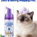5-in-1 Waterless Pet Shampoo Mousse | Blueberry Scent for Dogs & Cats