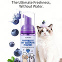 5-in-1 Waterless Pet Shampoo Mousse | Blueberry Scent for Dogs & Cats
