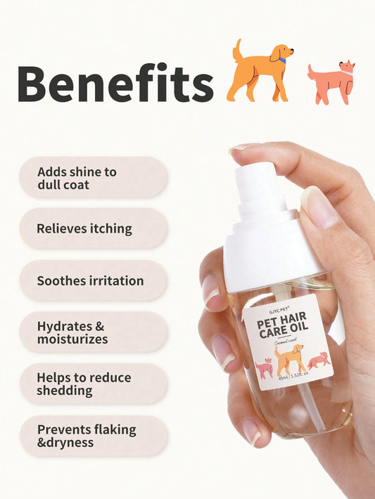 Coconut Pet Detangling Spray for Dogs & Cats | Leave-In Coat Spray