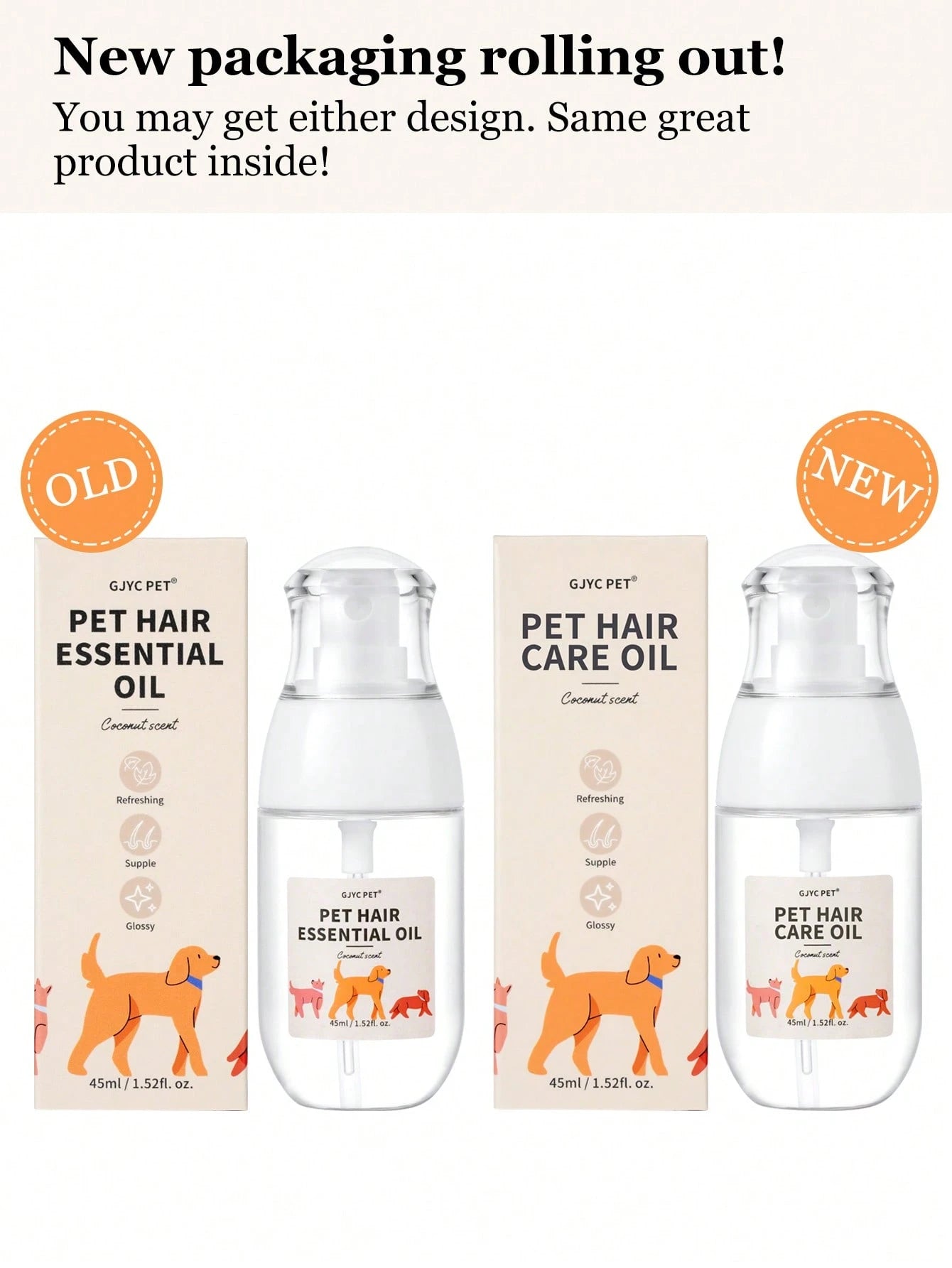Coconut Pet Detangling Spray for Dogs & Cats | Leave-In Coat Spray