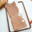 Knitted Pet Hat with Ruffled Edge – Coffee