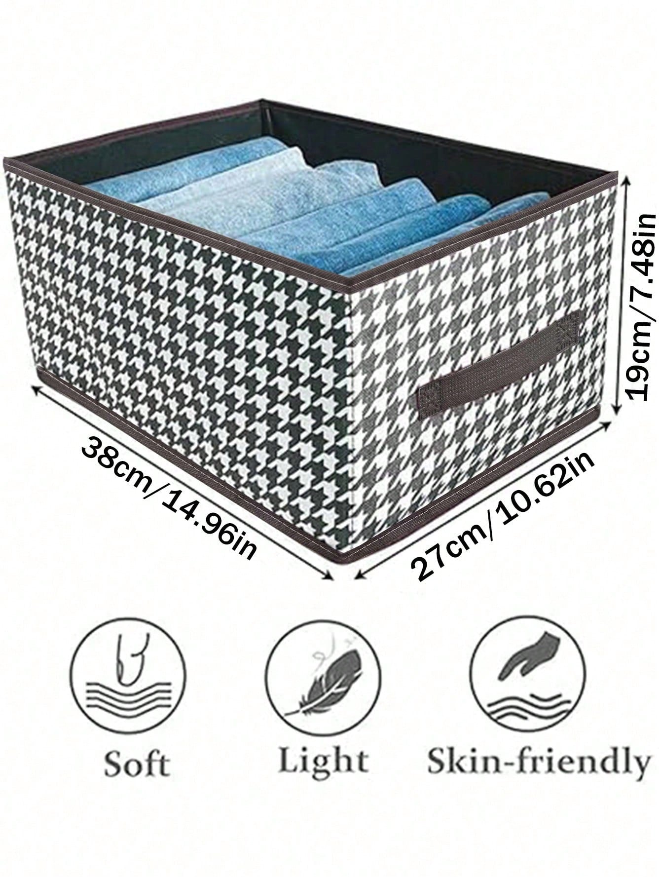 Felt Pet Toy Storage Basket | Large Organizer Bin for Pets
