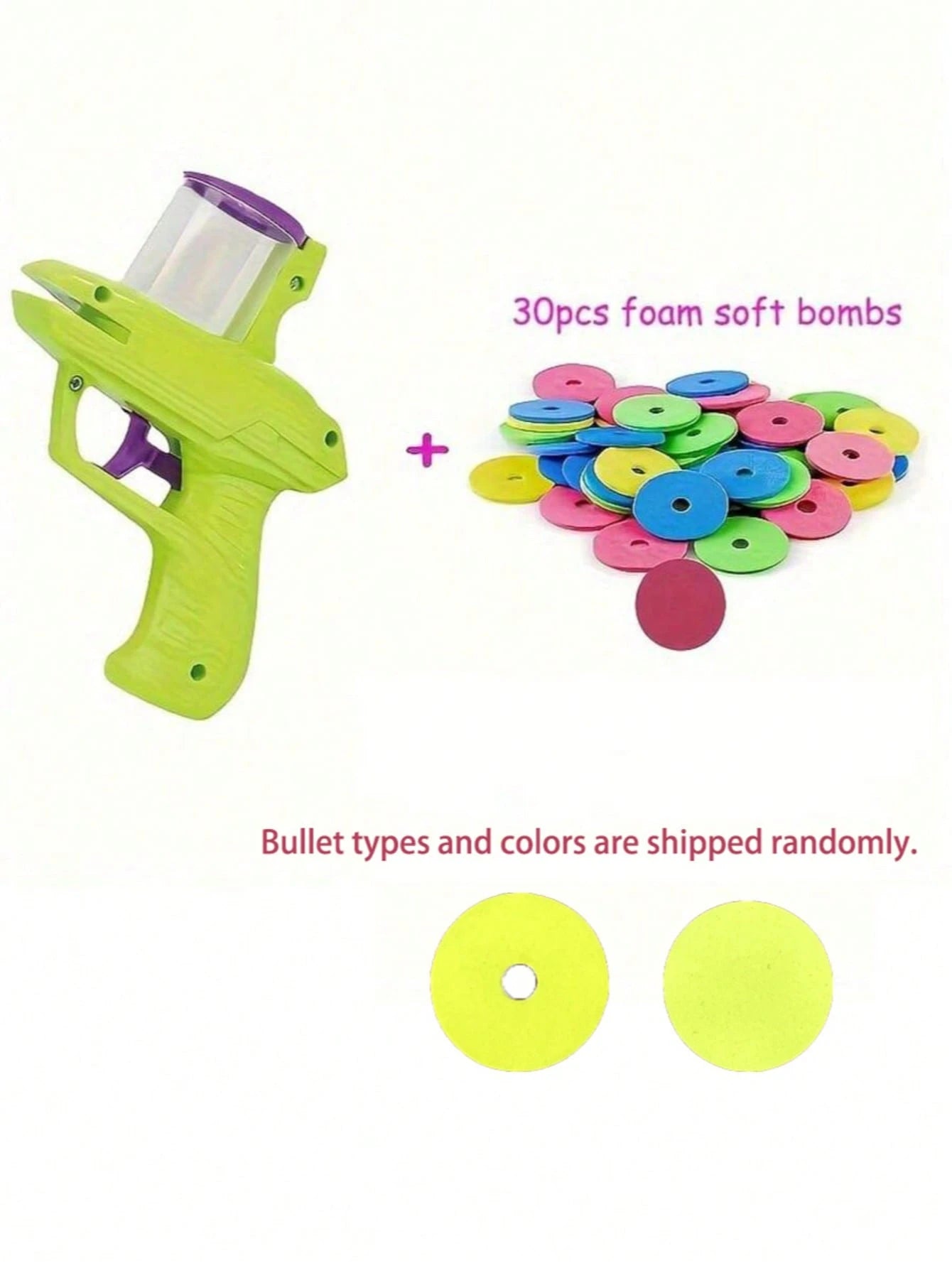 Interactive Cat Toy Launcher with Foam Discs | Battery-Free Indoor Cat Toy
