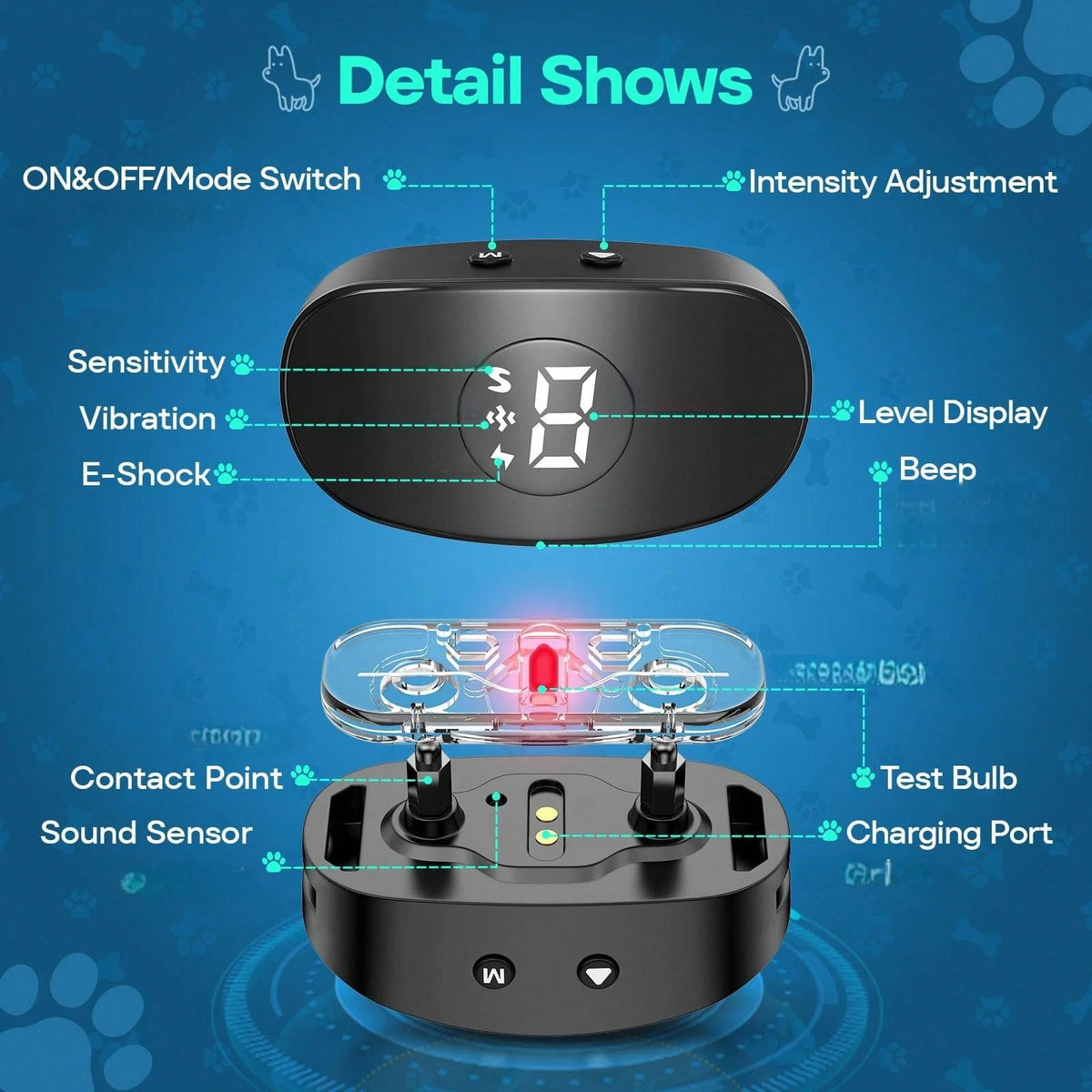 Anti-Bark Training Collar for Dogs | Beep & Vibration