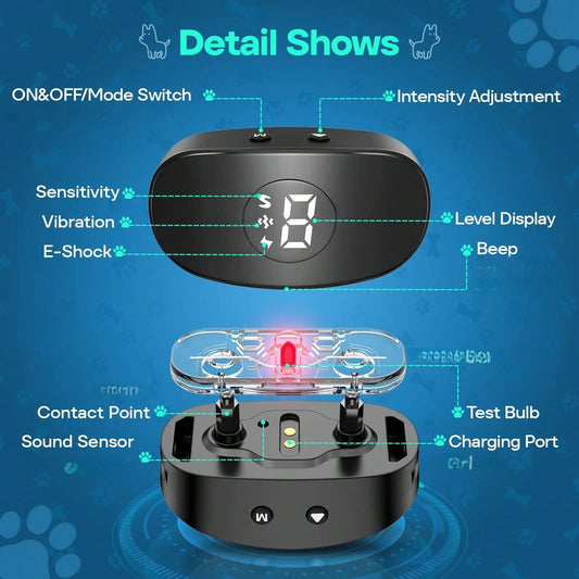 Anti-Bark Training Collar for Dogs | Beep & Vibration