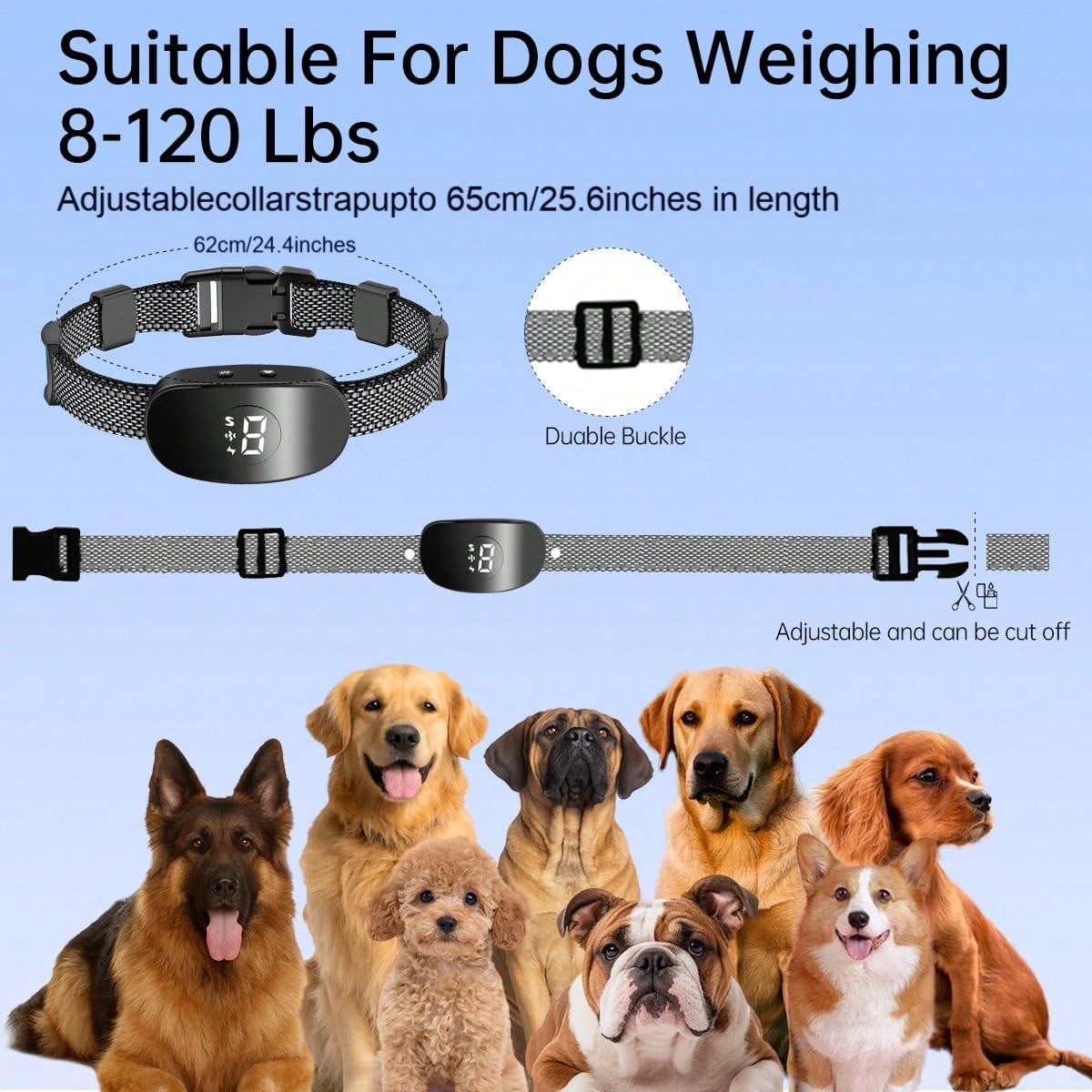 Anti-Bark Training Collar for Dogs | Beep & Vibration