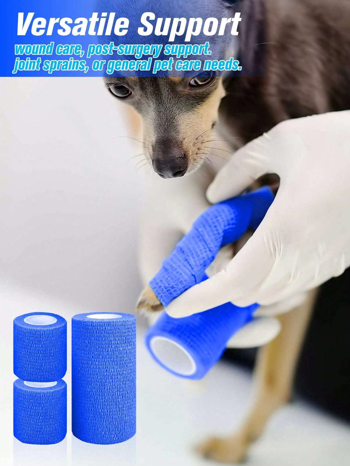 Self-Adhesive Elastic Bandage Wraps – Pet & First Aid Supplies