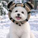 Tiger Stripe Pet Hat – Warm Fleece Hat for Dogs & Cats