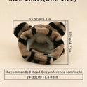 Tiger Stripe Pet Hat – Warm Fleece Hat for Dogs & Cats