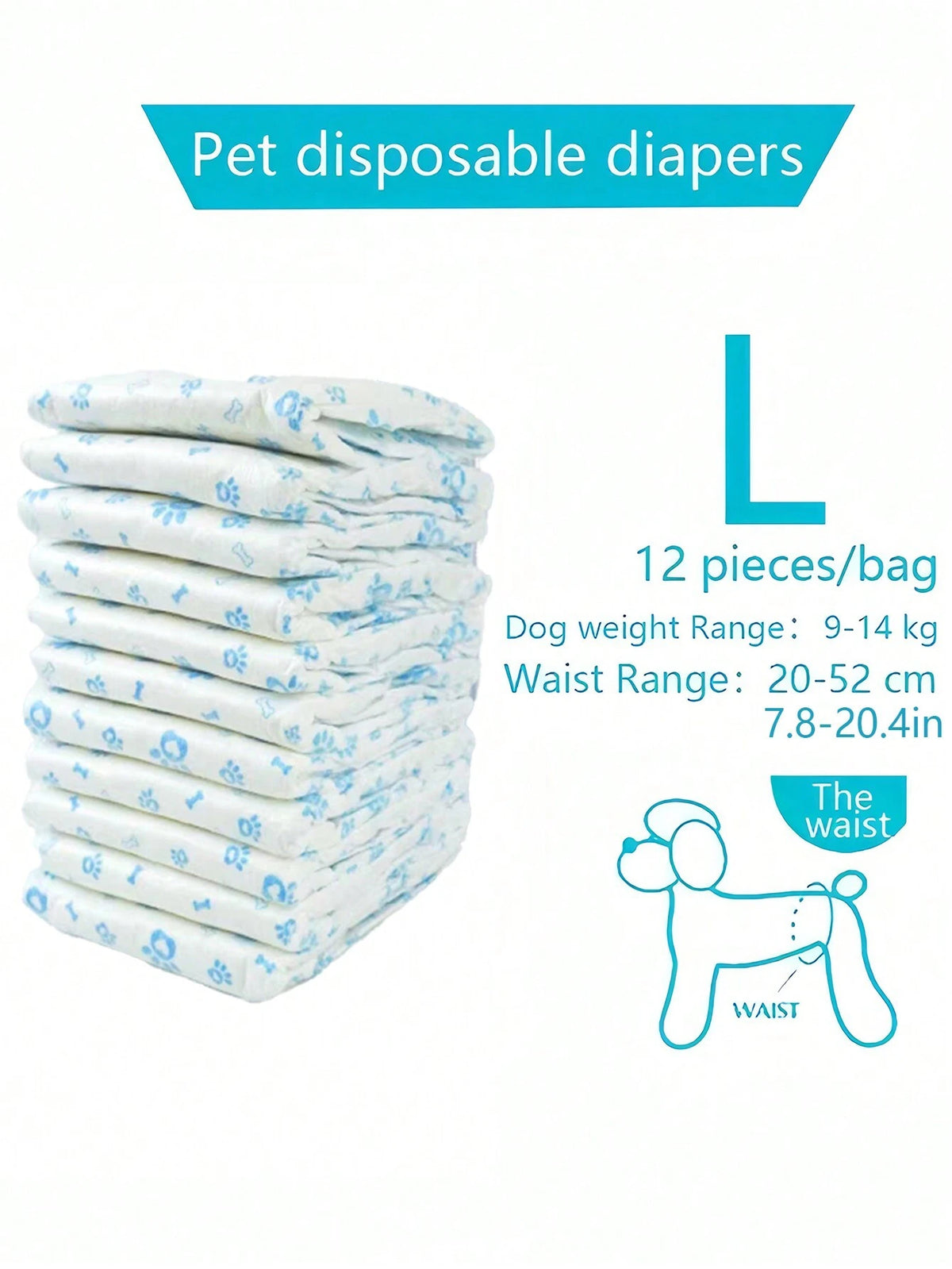 Leak-Proof Dog Diapers – Super Absorbent Disposable Pet Pads