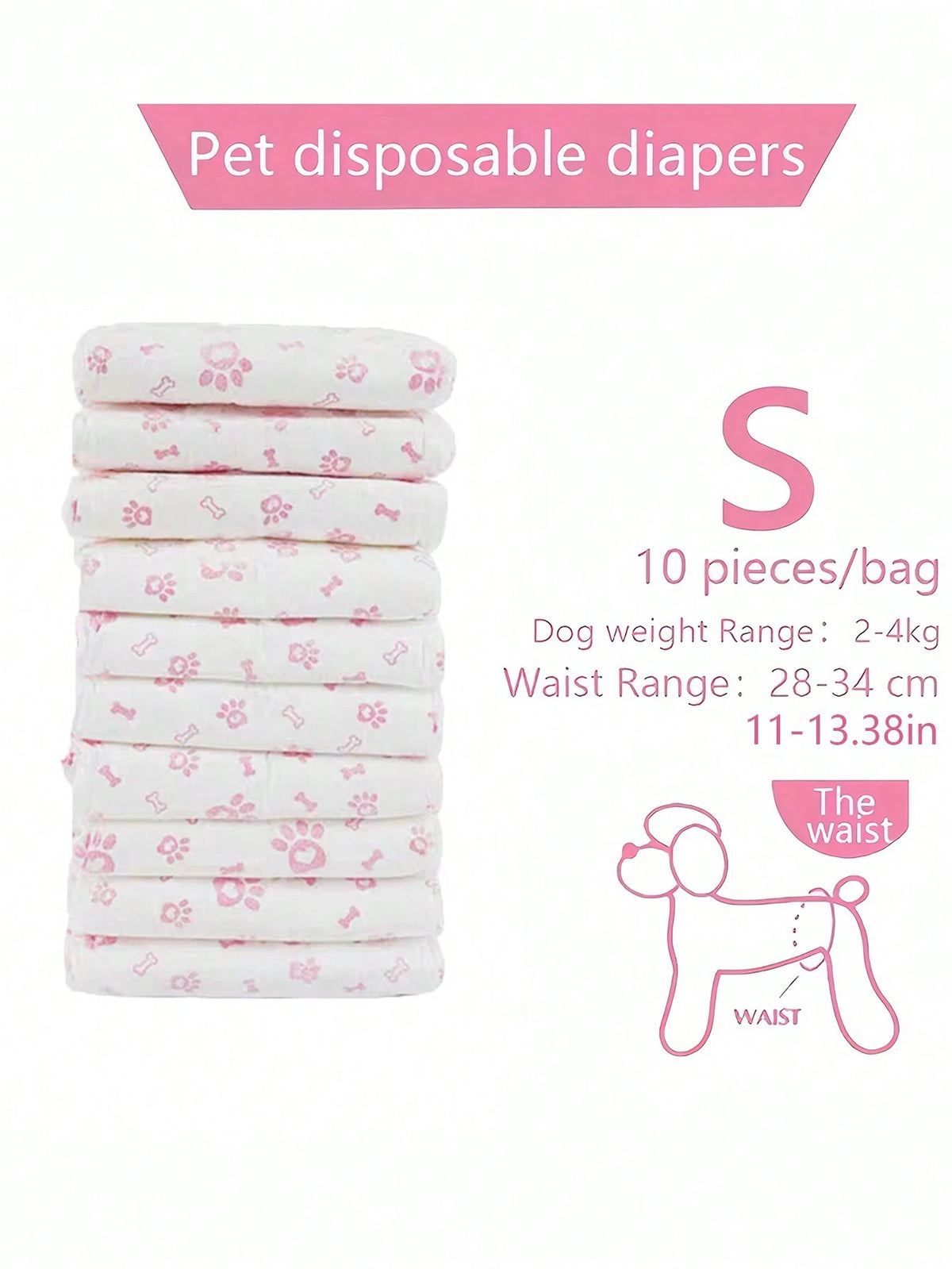 Leak-Proof Dog Diapers – Super Absorbent Disposable Pet Pads