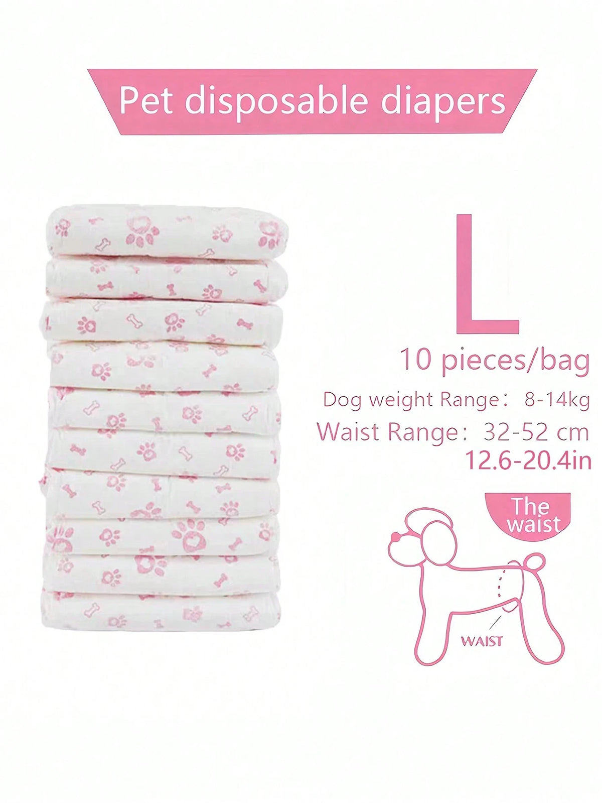 Leak-Proof Dog Diapers – Super Absorbent Disposable Pet Pads
