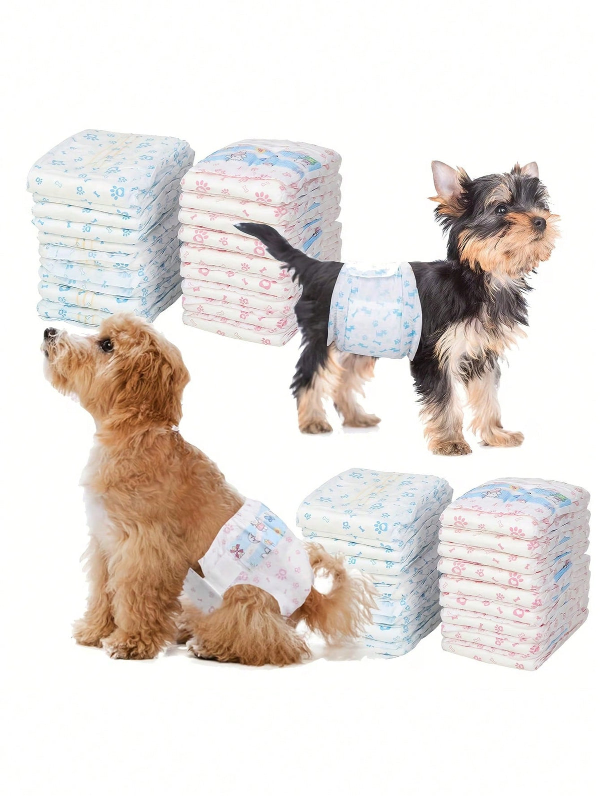 Leak-Proof Dog Diapers – Super Absorbent Disposable Pet Pads