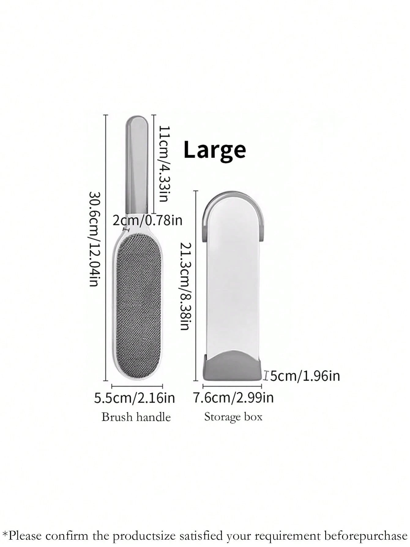 Reusable Double-Sided Lint Brush | Anti-Static Pet Hair & Lint Remover