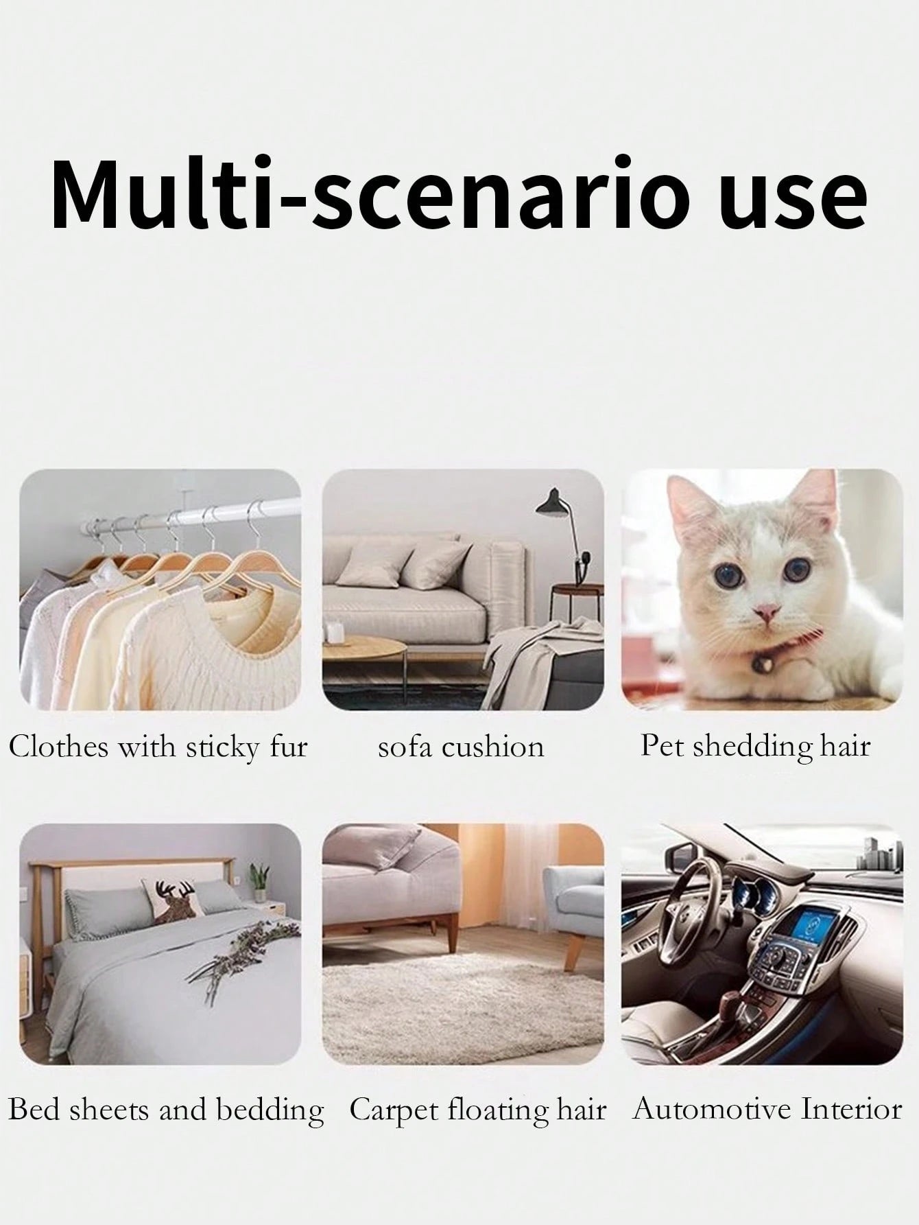 Reusable Double-Sided Lint Brush | Anti-Static Pet Hair & Lint Remover