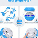 Interactive Automatic Dog Ball with Rope – Motion-Sensing Rechargeable Toy