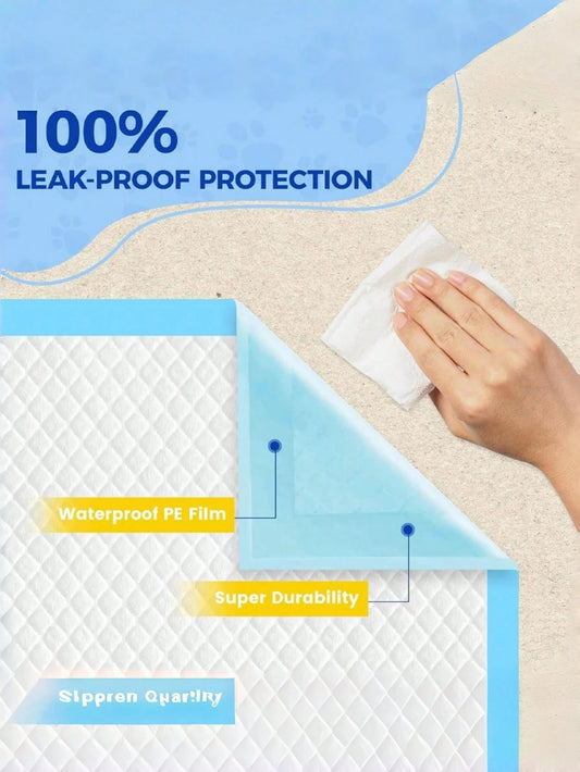 Puppy Training Pads – Super Absorbent Leakproof Pet Pee Pads | 100 Pcs