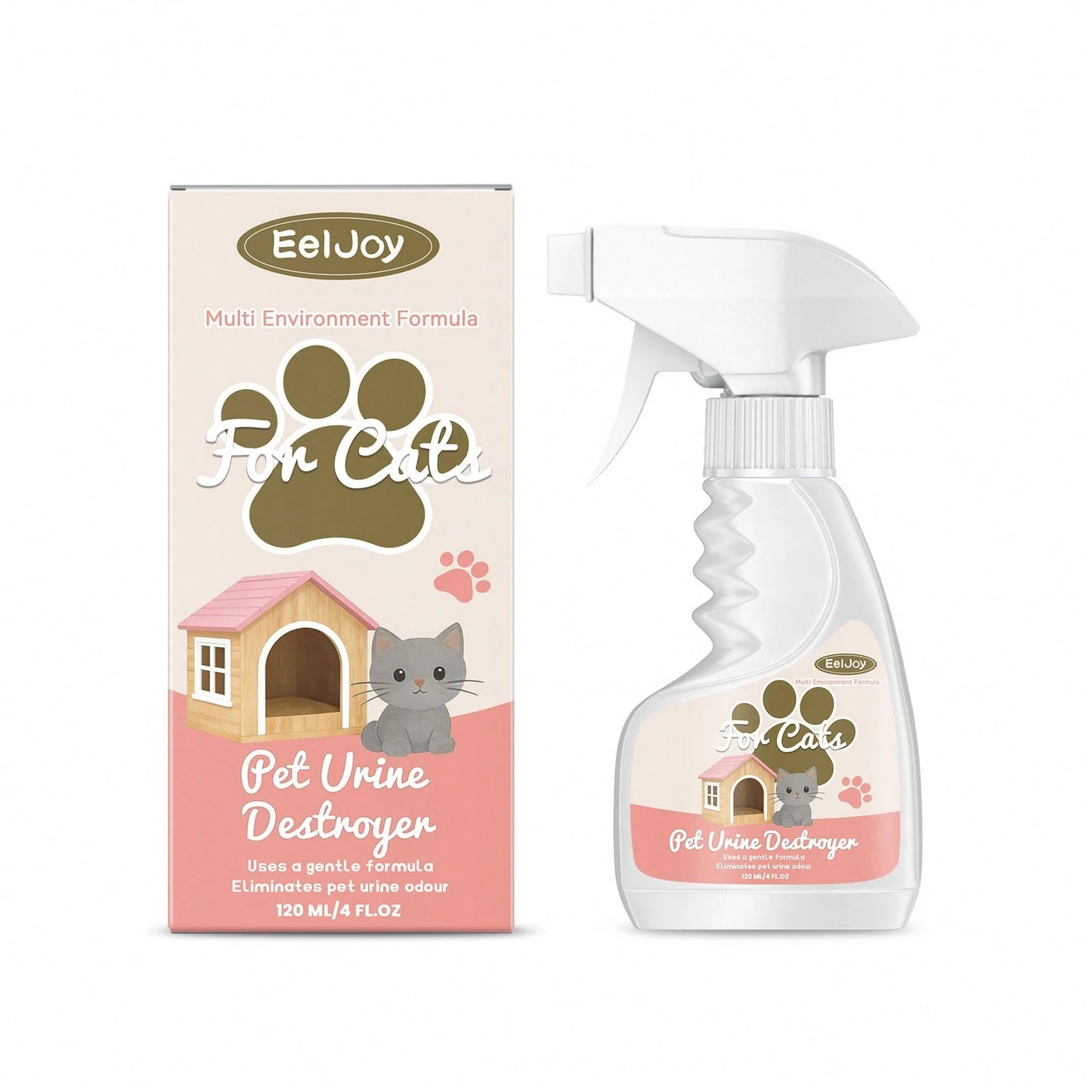 120ml Pet Urine Odor Eliminator – Cat & Dog Stain & Odor Remover