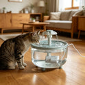 USB Automatic Pet Water Fountain 1.5L – Quiet Cat & Small Pet Water Dispenser