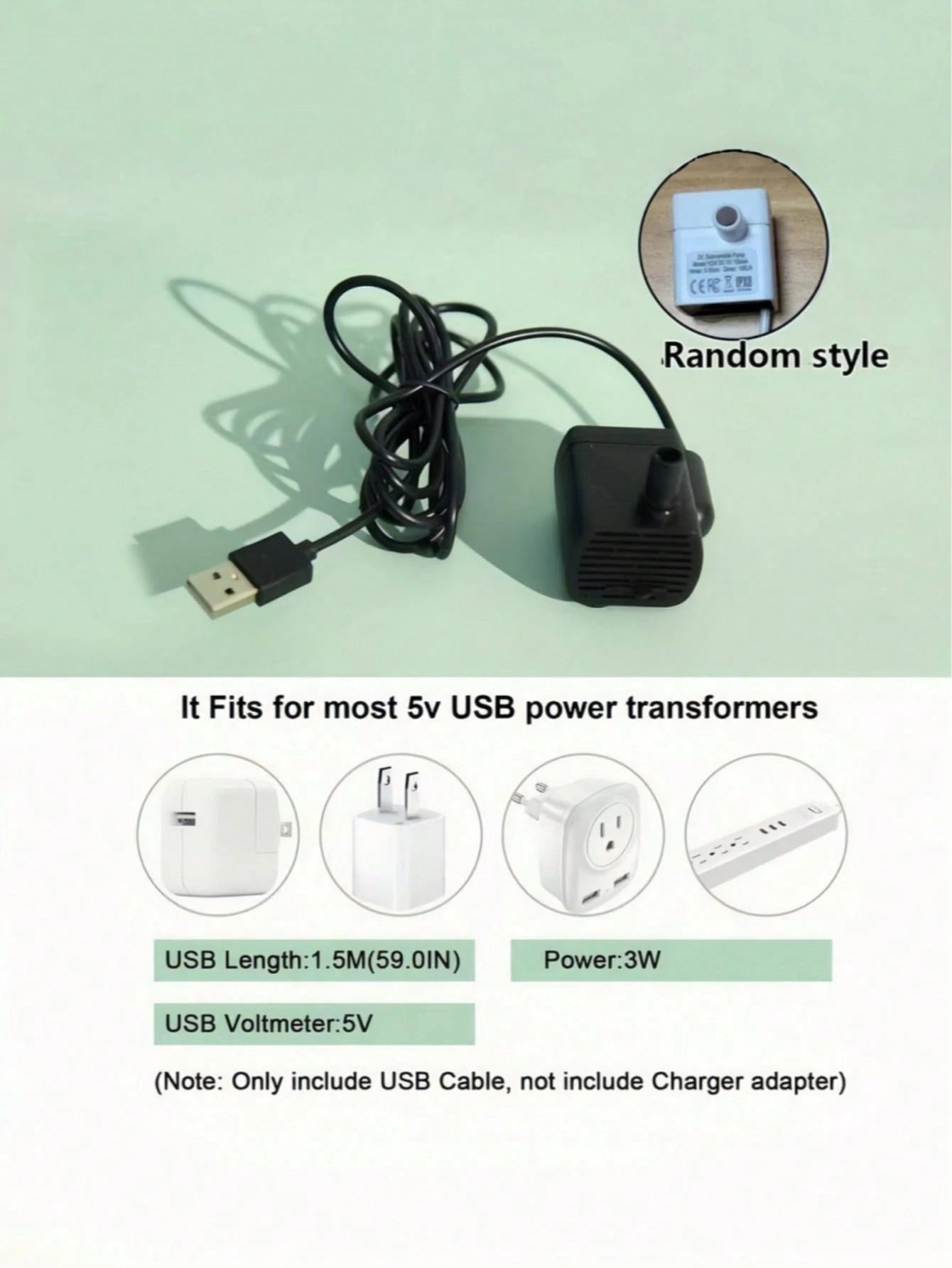 USB Automatic Pet Water Fountain 1.5L – Quiet Cat & Small Pet Water Dispenser
