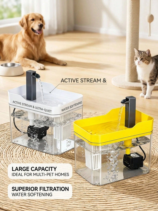 1.5L Automatic Pet Water Fountain with Filter & Silent Pump