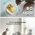 1.5L Automatic Pet Water Fountain with Filter & Silent Pump