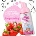 5-in-1 Waterless Pet Shampoo Mousse | Strawberry Scent for Dogs & Cats
