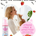 5-in-1 Waterless Pet Shampoo Mousse | Strawberry Scent for Dogs & Cats