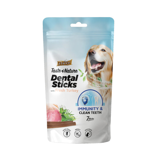 PRINCE Dental Sticks with Fresh Turkey